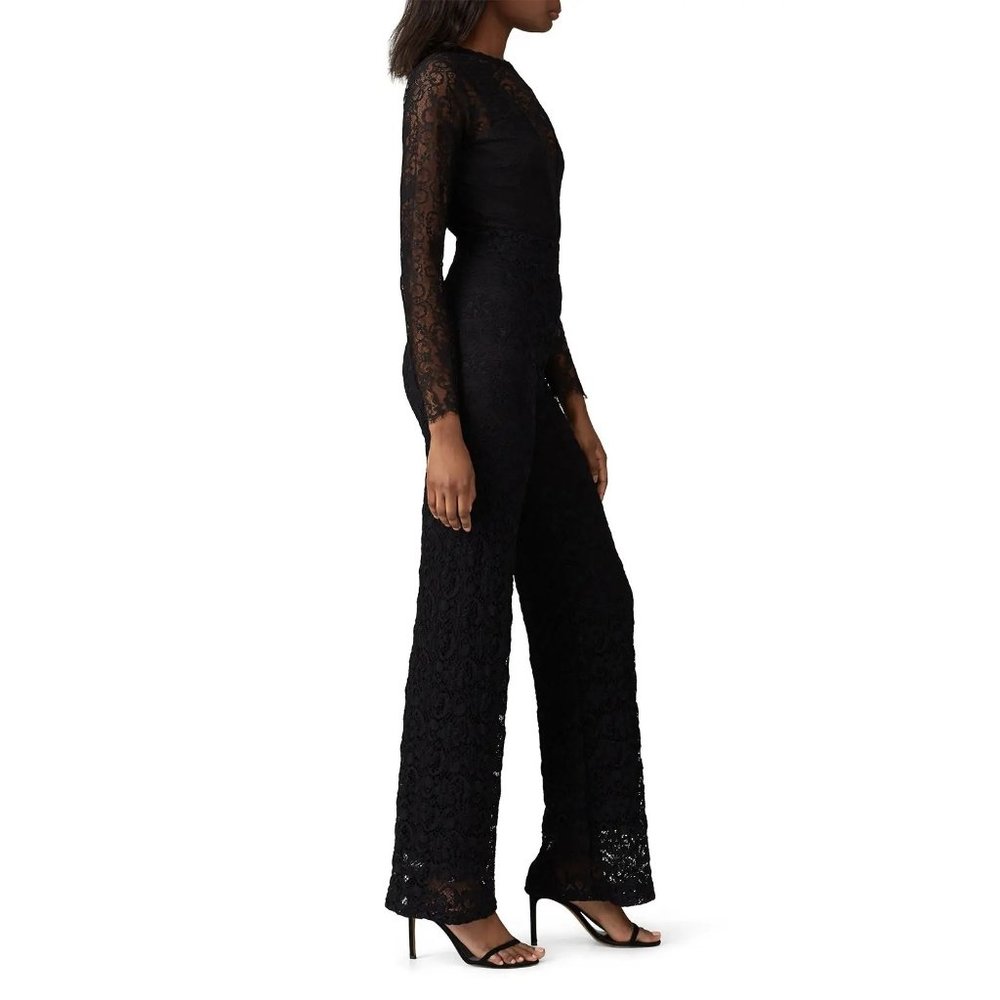 Nightcap Clothing Serata Jumpsuit Lace Black Size L - Picture 2 of 10